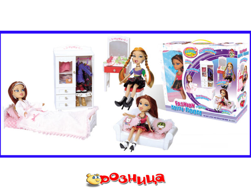 Комната для куклы в коробке