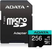 Подробнее о A-Data microSDXC Premier Pro 256GB + Adapter AUSDX256GUI3V30SA2-RA1