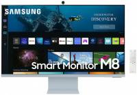 Подробнее о Samsung 32 Smart Monitor M8 UHD/4K with Streaming TV and SlimFit Camera (S32BM80BUUX)