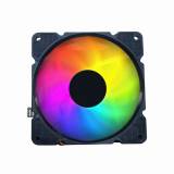 Подробнее о Gembird CPU cooling fan, 12 cm, 100 W, multicolor LED, 4 pin HURACAN-ARGB-X140