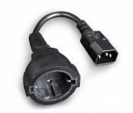Подробнее о CABLEXPERT C14 male to Schuko female (PC-SFC14M-01)