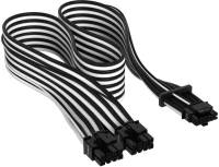 Подробнее о Corsair Premium Individually Sleeved 12+4pin PCIe Gen 5 12VHPWR 600W cable Type 4 BLACK/WHIT CP-8920333