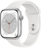 Подробнее о Apple Watch Series 8 GPS + Cellular 45mm Silver Aluminum Case with White S. Band MP4J3