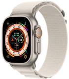 Подробнее о Apple atch Ultra GPS + Cellular 49mm Titanium Case with Starlight Alpine Loop - Large MQF13/MQFT3