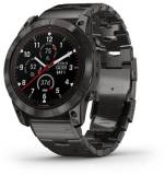 Подробнее о Garmin Fenix 7X Pro Sapphire Solar Carbon G. DLC Tit. with Vented Tit. Bracelet 010-02778-30