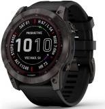 Подробнее о Garmin fenix 7X Sapph Sol Carbon Gray DLC Ti w/Black, GPS 010-02541-11