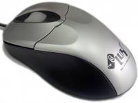 Мышка @Lux ML-320PBS PS/2 (Silver-Black)