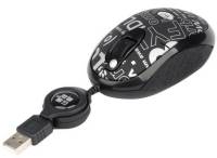 Мышка A4Tech G-CUBE GLCR-20B Schat Room (Black-White)