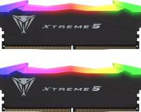 Память Patriot Viper Xtreme 5 RGB Black DDR5 32GB (2x16GB) 7600MHz CL36 Kit PVXR532G76C36K