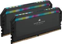 Подробнее о Corsair DOMINATOR PLATINUM RGB Black DDR5 64GB (2x32GB) 6000MHz CL40 Kit CMT64GX5M2B6000C40