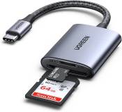 Подробнее о Ugreen CM401 USB-A to SD/TF Memory Card Reader Alu Case UGR-80887