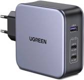 Подробнее о Ugreen CD289 GaN 140W Fast Charger Gray + Type-C to Type-C (90549) CD289/90549