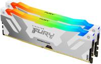 Подробнее о Kingston FURY Renegade Silver/White RGB CUDIMM XMP DDR5 48GB (2x24GB) 8800MHz CL42 Kit KF588CU42RWAK2-48