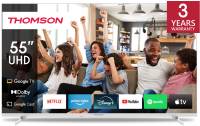 Подробнее о Thomson 55 Google TV UHD UG4S14W White 55UG4S14W