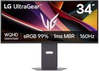 Подробнее о Lg 34' LG UltraGear WQHD Curved Gaming Monitor Black 34G600A-B