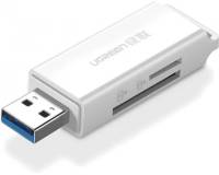 Подробнее о Ugreen USB 3.0 to TF + SD CM104 White 40753