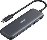 Подробнее о ANKER 332 USB-C Hub 5-in-1, PD in 100W, 4K HDMI, 2xUSB-A, USB-C 5Gbps (Чорний) A8355H11