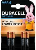 Батарейка Duracell Optimum, BL (4шт.)