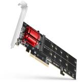 Аксессуар AXAGON PCIe to 2xNVMe M.2 controller