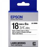 Картридж Epson Tape - LK5WBN Std Blk/Wht 18/9
