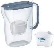 Фильтр BRITA Style Essential MXPro 2.4л + 3 картриджа сіро-блак 1058103