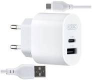 Подробнее о XO L97 (1Type-C/1USB/2.4A) + USB - MicroUSB White XO-L97-MC