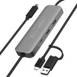Подробнее о J5Create USB-C + USB A to 2xUSB + USB-C switch hub JCH462-N
