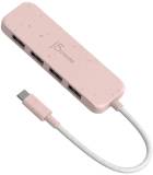 Подробнее о J5Create USB-C to 4xUSB-A 3.2 10Gbps rose JCH341ER-N