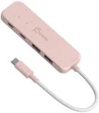 Подробнее о J5Create USB-C to 2xUSB-A + 2xUSB-C 3.2 10Gbps rose JCH342ER-N
