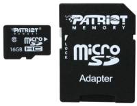 Подробнее о Patriot LX Series microSDHC 16GB UHS-I class 10 + Adapter PSF16GMCSDHC10