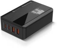 Зарядка ColorWay Power Delivery (2USB-A + 2USB TYPE-C) (65W) black