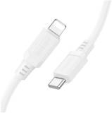 Кабель BOROFONE USB-C to Lightning 1.0m PD silicone BX115 Lotto wh
