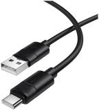 Кабель BOROFONE USB 2.0 AM to USB-C 1.0m silicone BX123 Leya black