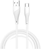 Кабель Wuw USB 2.0 AM to USB-C 1.0m 2.4A X196 white