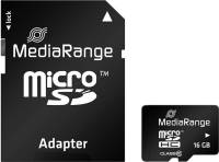Флеш-карта MediaRange 16GB microSD class 10