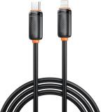 Кабель XO USB-C to Lightning 1.0m 27W black