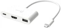 Разветвитель J5Create USB-C 3-in-1 1xHDMI + 1xUSB 3.2 + 1xUSB-C PD100W b
