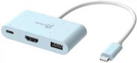 Разветвитель J5Create USB-C 3-in-1 1xHDMI + 1xUSB 3.2 + 1xUSB-C PD100W b