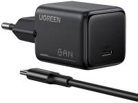 Зарядка Ugreen X517 USB-C PD25W GaN + cable USB-C to USB-C 1.0m b