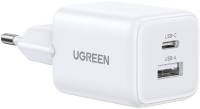 Зарядка Ugreen X514 1xUSB-C PD20W + 1xUSB GaN white