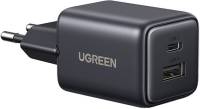 Зарядка Ugreen X514 1xUSB-C PD20W + 1xUSB GaN black
