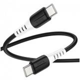 Кабель HOCO USB-C to USB-C 1.0m 60W silicone X82 black
