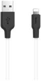 Кабель HOCO USB 2.0 AM to Lightning 1.0m 2A silicone X21 black