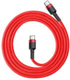 Кабель Baseus USB-C to USB-C 1.0m USB 3.1 3A red