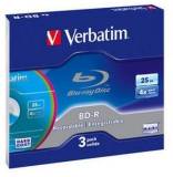 Подробнее о Verbatim BD-R SL 25GB 6x Printable Jewel 43713