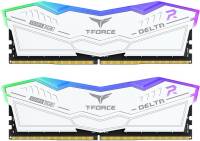 Память Team T-Force Delta RGB White DDR5 32GB (2x16GB) 6000MHz CL38 Kit