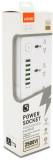 Фильтр Ldnio SС5614, 5 роз, 6 USB, 2м, White