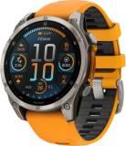 Часы Garmin fenix 8 47mm, AMOLED, Saph, Ti/Bare/Grpht, SparkOr