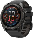 Часы Garmin fenix 8 51mm,AMOLED,Saph,CrbnGryTi/Blk,Blk/PebbleG
