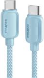 Кабель ESSAGER USB-C to USB-C 2.0m 100W blue